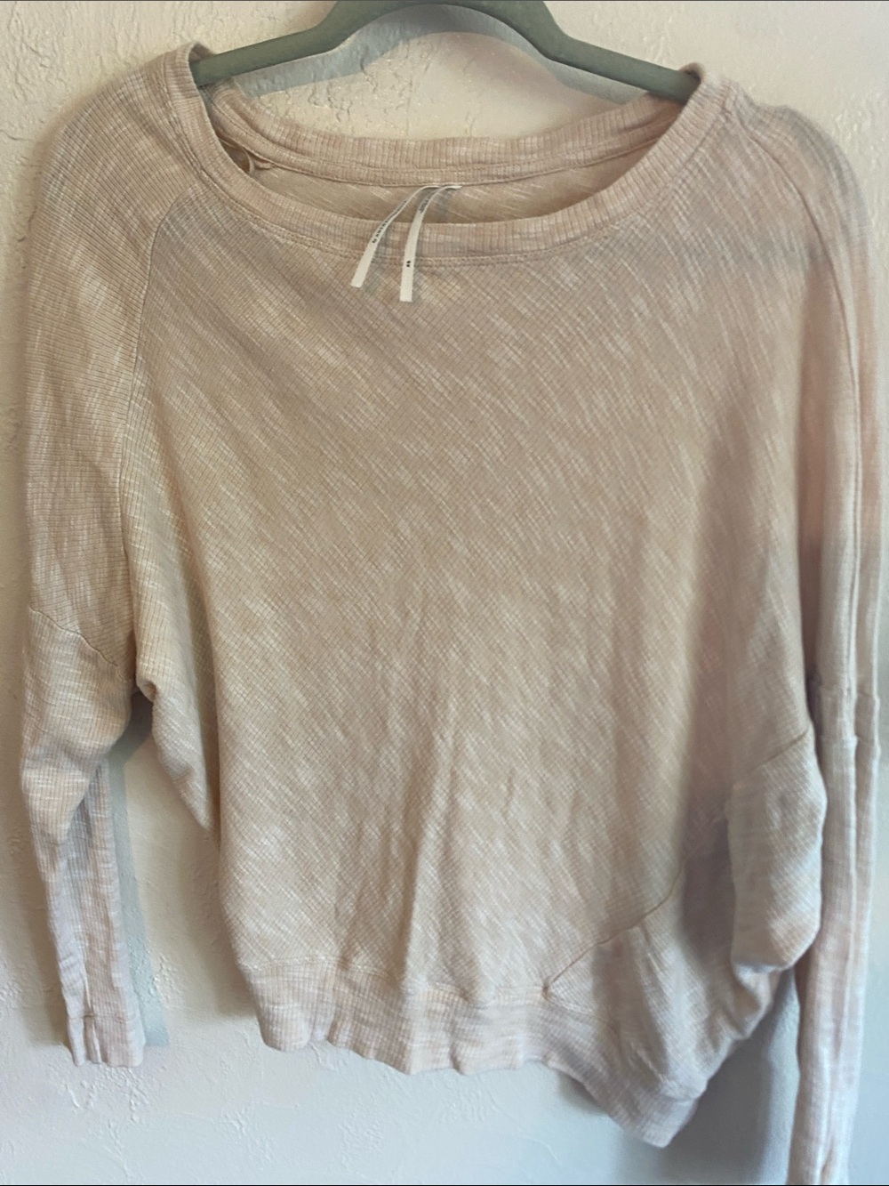 Anthropologie Lightweight Crewneck Sweater in Dusty Blush